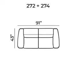 Sofa 272+274
