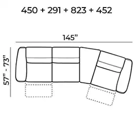 Sectional 450+291+823+452
