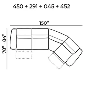 Sectional 450+291+045+452