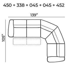 Sectional 450+338+045+452+452
