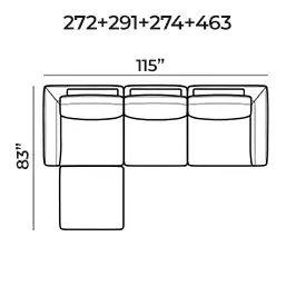 Sectional 272+291+274+463