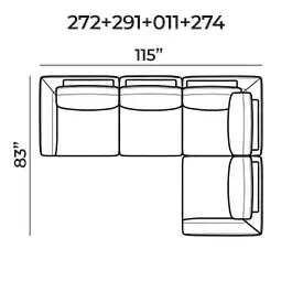 Sectional 272+291+011+274