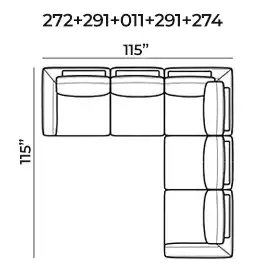 Sectional 272+291+011+291+274