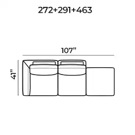 Sofa 272+291+463