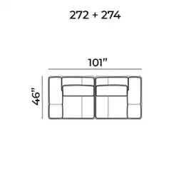 Sofa 272+274