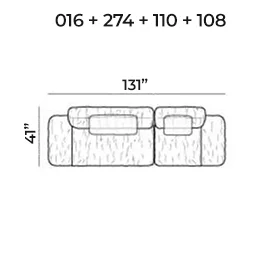 Sofa 016+274+110+108