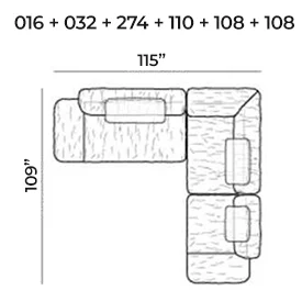 Sectional 016+032+274+110+108+108